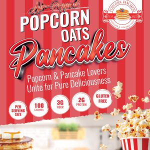 Air-Popped Popcorn Oats Pancakes