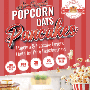 Air-Popped Popcorn Oats Pancakes