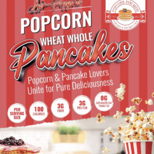 Air-Popped Popcorn Whole Wheat Pancakes