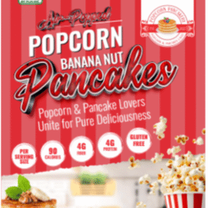 Air-Popped Popcorn Banana Nut Pancakes